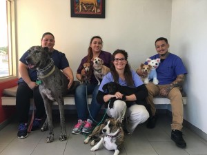 El Equipo de Pet Health Center con la Familia Yulfo 